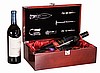 Rosewood Double Wine Box with Tools (14 1/4"x8 1/8"x4 3/4")
